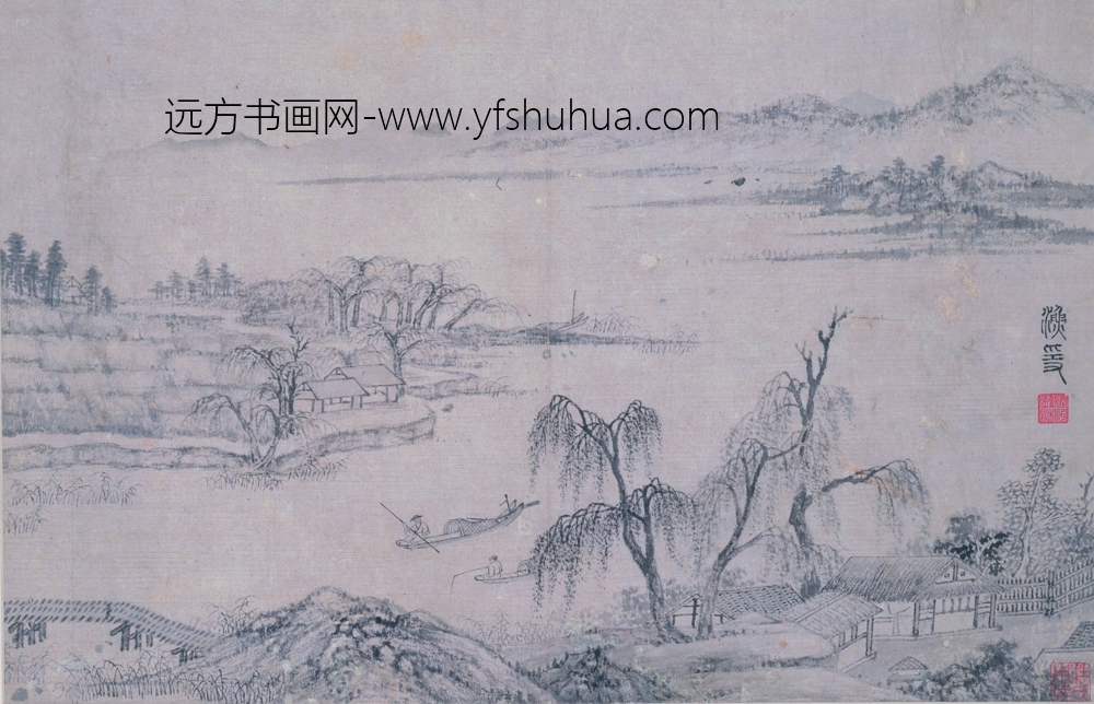 杜琼_南村邨别墅十景图册_