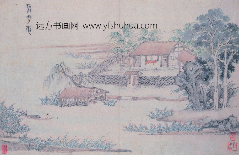 杜琼_南村邨别墅十景图册_