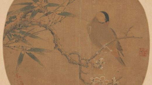 林椿 梅竹寒禽图纨扇页.jpg
