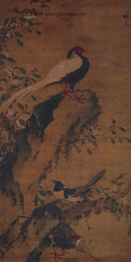 林良 山茶白羽图轴.jpg