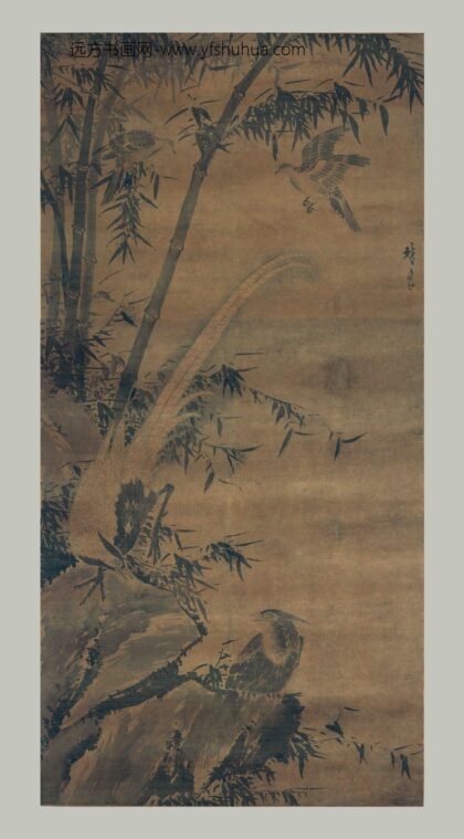 林良 竹禽图轴 1.jpg