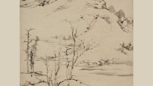 查士标 小亭临水图轴.jpg