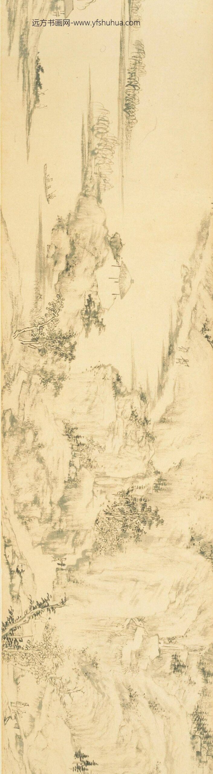 查士标_拟黄鹤遗规图卷_