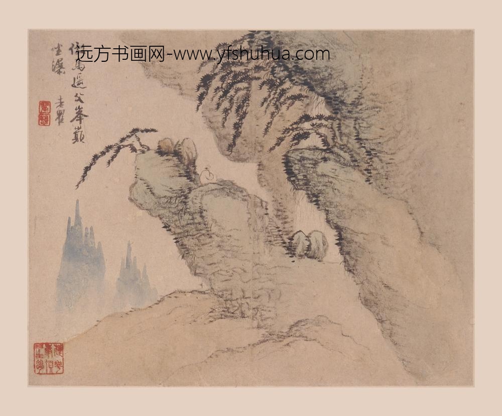 梅清_山水图册-