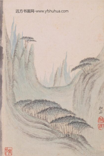 梅清 黄山十九景图册 1.jpg