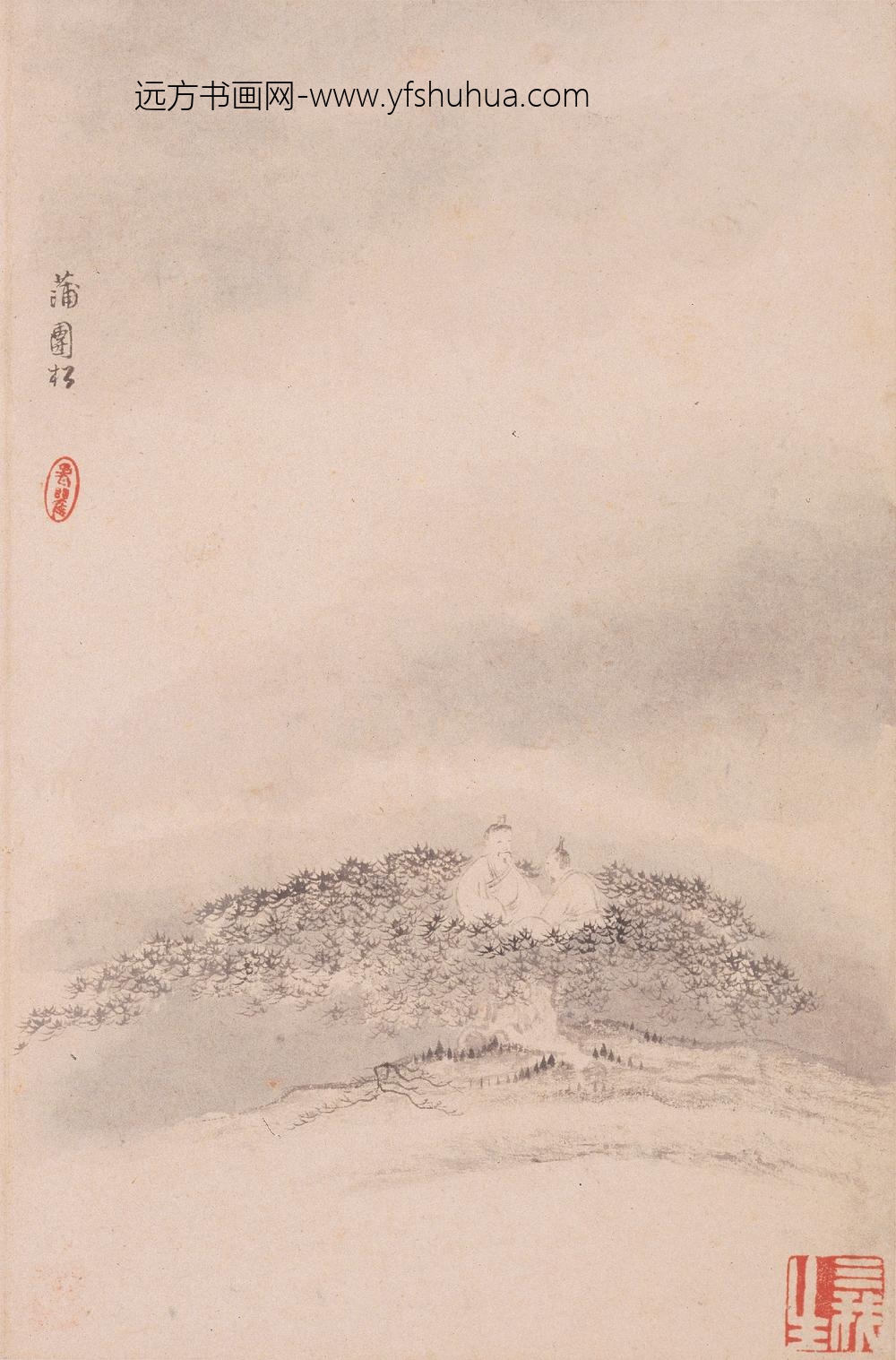 梅清_黄山十九景图册_