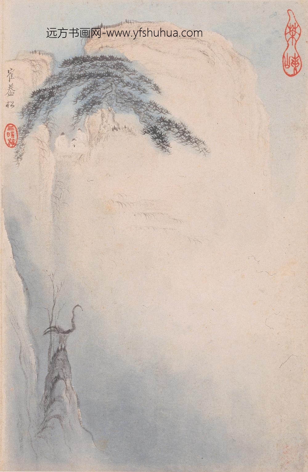 梅清_黄山十九景图册_