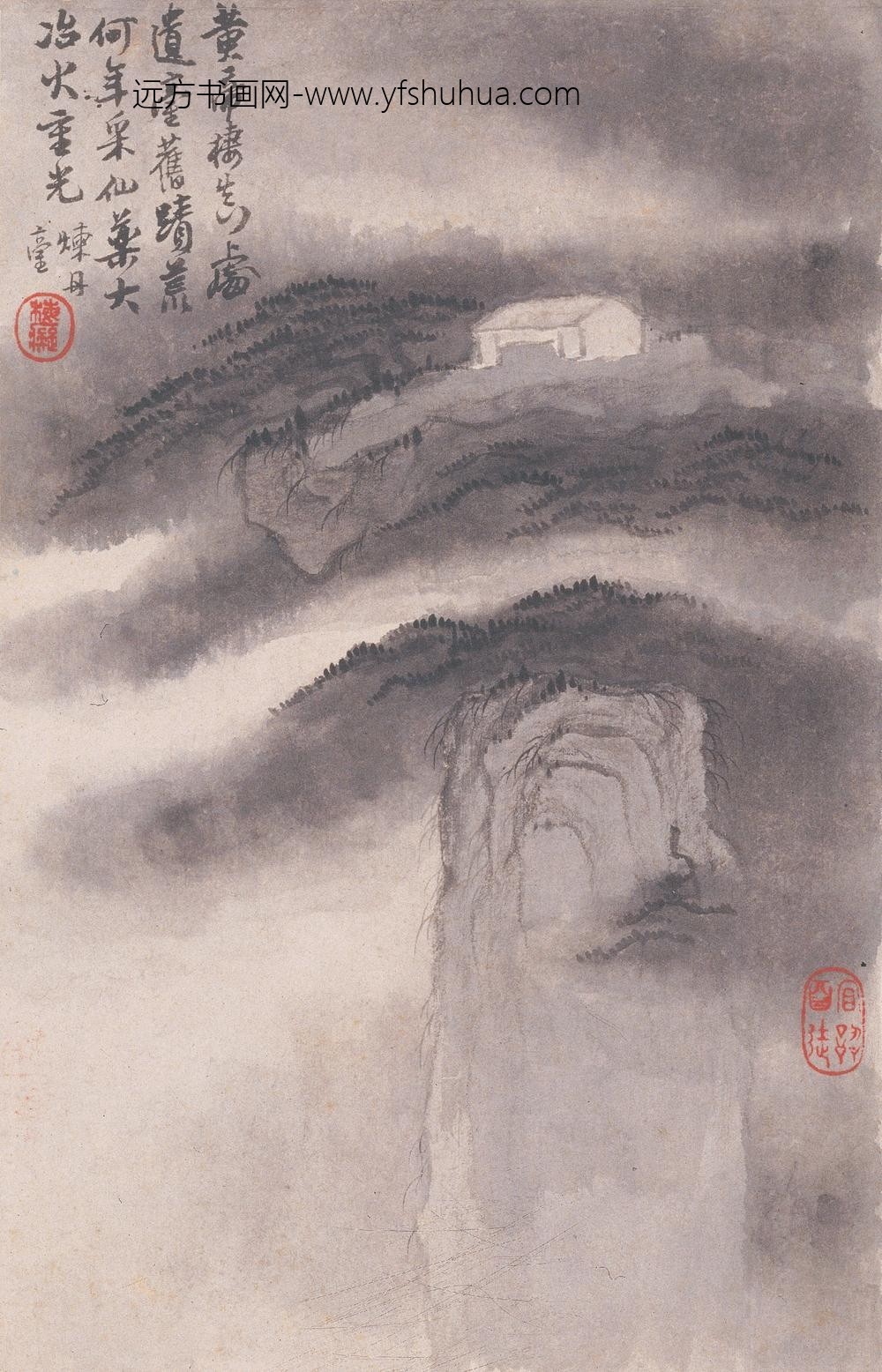 梅清_黄山十九景图册_