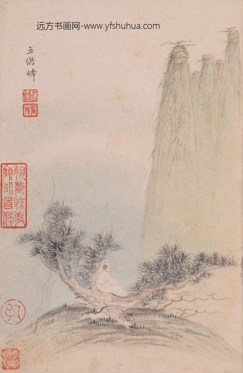 梅清_黄山十九景图册_