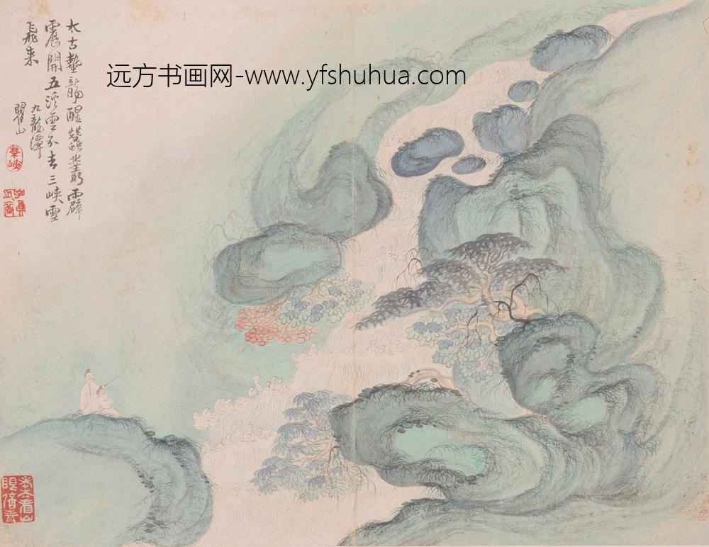 梅清_黄山十九景图册_