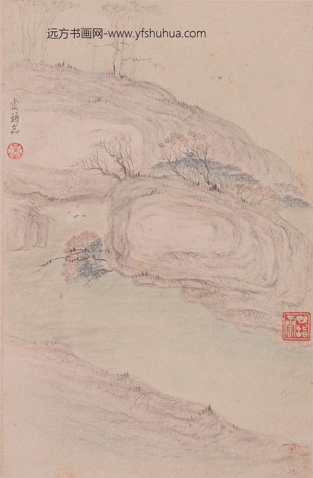 梅清_黄山十九景图册_