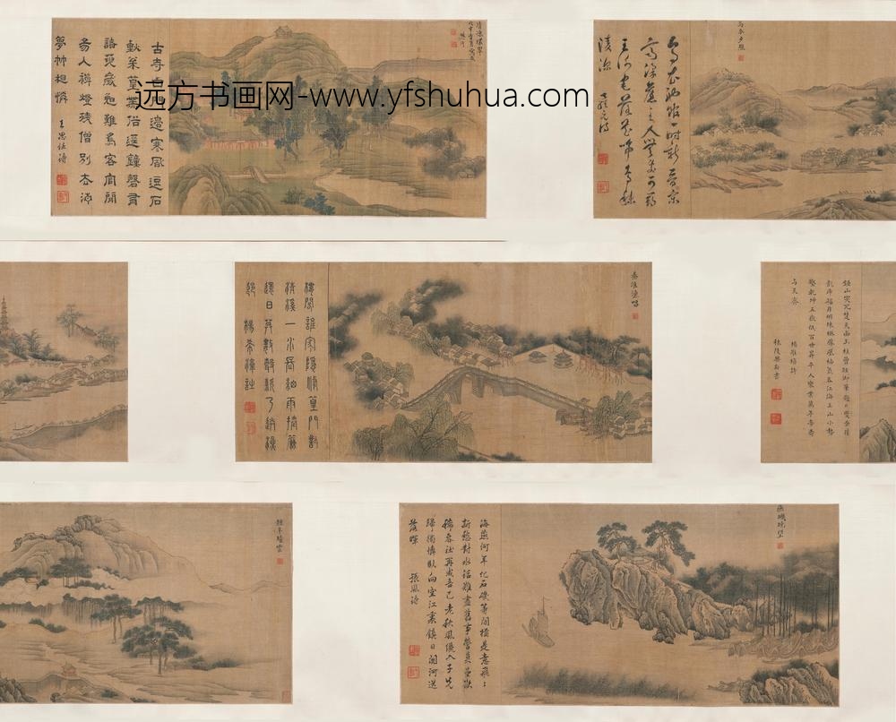 樊沂_金陵五景图卷