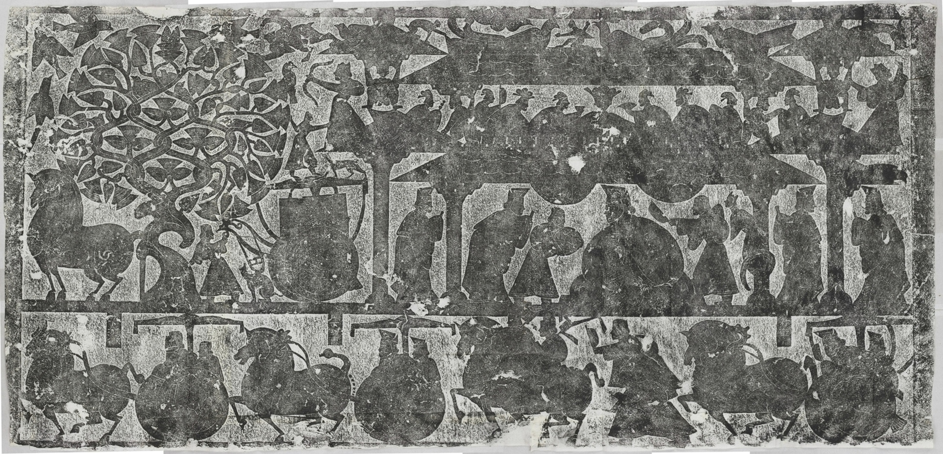 武氏石室畫像前石室第三石_