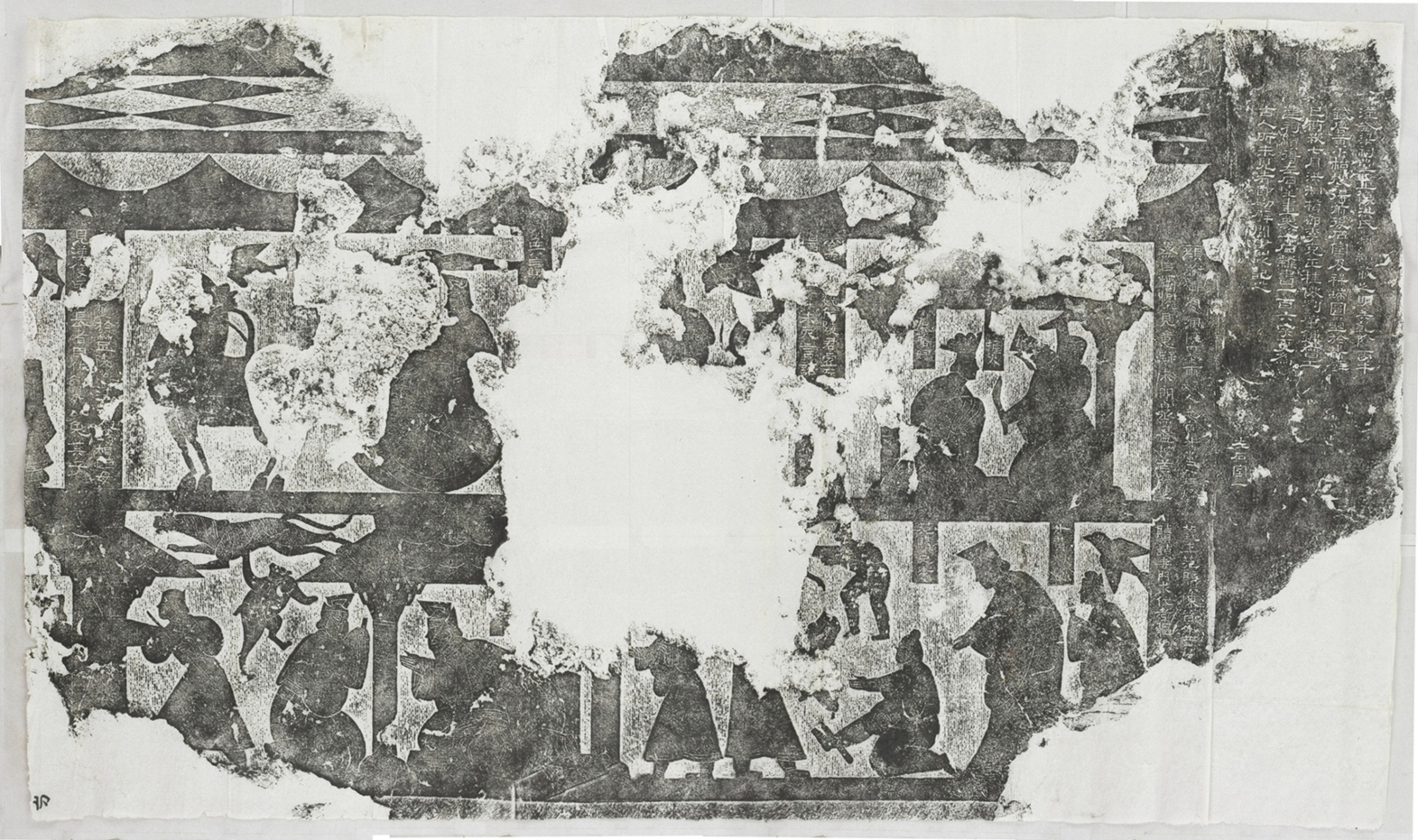 武氏石室畫像左石室第一石