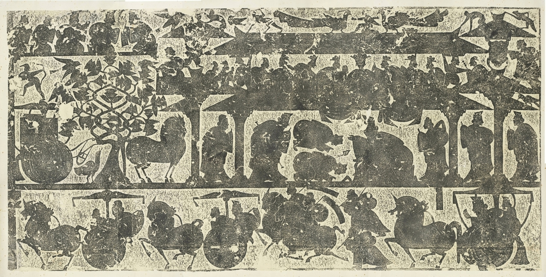 武氏石室畫像左石室第九石