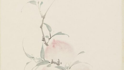 溥儒（溥心畬） 桃实图轴.jpg