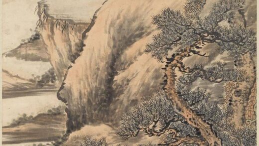 潘思牧 松荫图轴.jpg