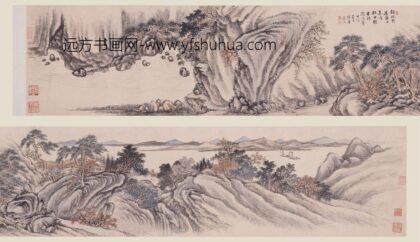 爱新觉罗·弘旿 绿林野屋图卷.jpg