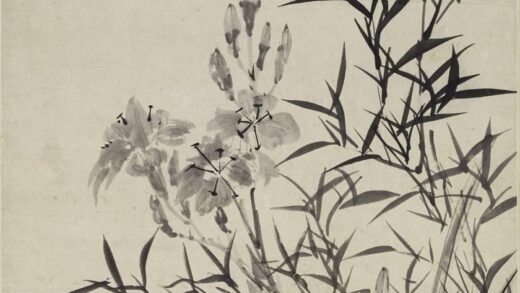 爱新觉罗·弘旿 萱竹图轴.jpg