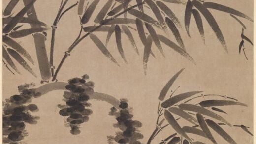 爱新觉罗弘历 乾隆 清高宗 竹石图轴.jpg