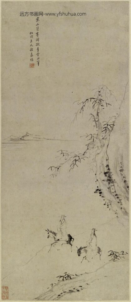 程嘉燧 寒山图轴.jpg