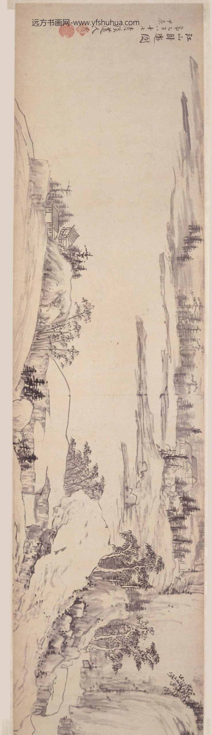 程正揆_江山卧游图卷-_