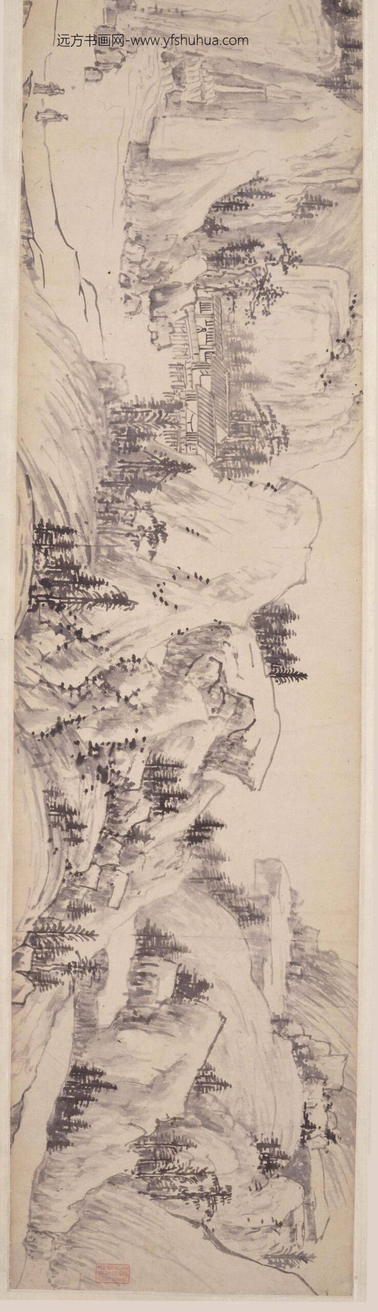 程正揆_江山卧游图卷-_