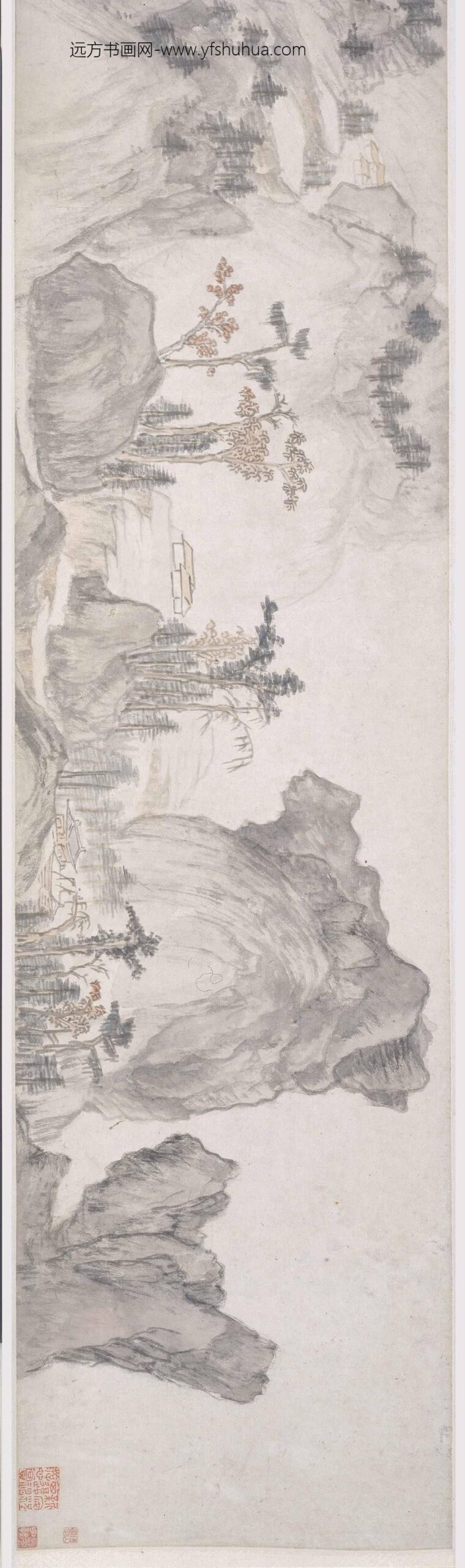 程正揆_江山卧游图卷_