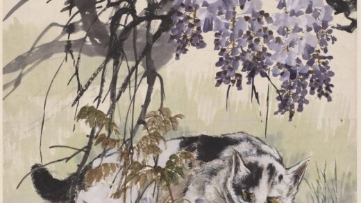 程璋 紫藤翠鸟图轴.jpg