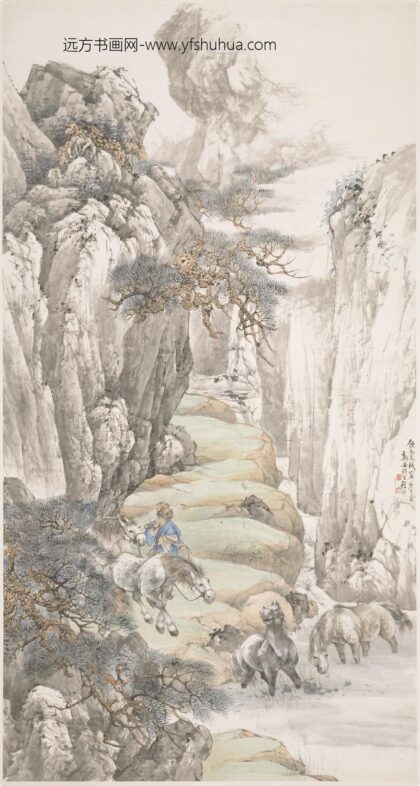 程璋 饮马长城窟图轴.jpg