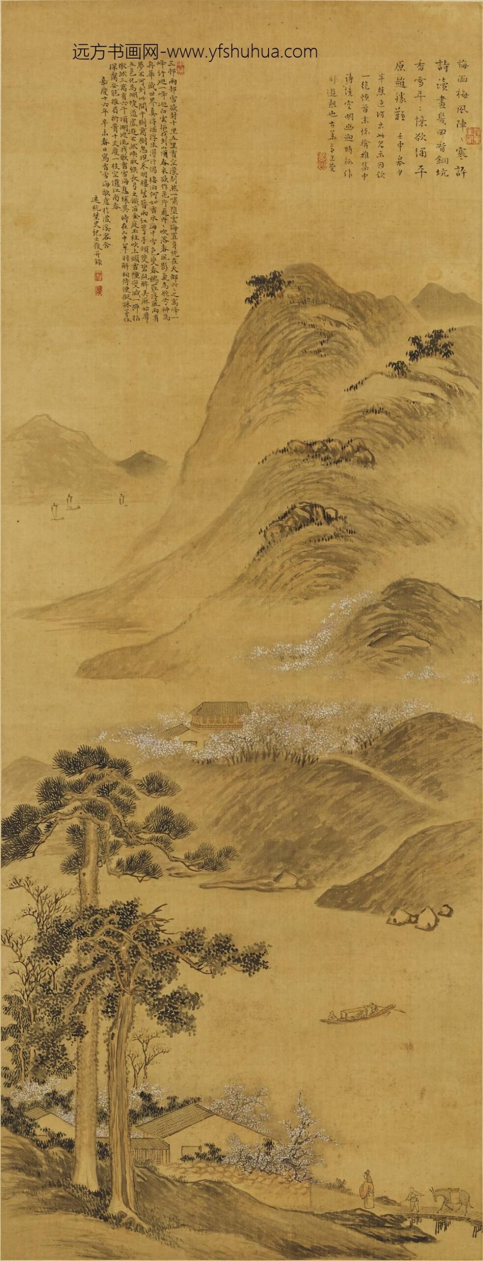 纪大复_香雪海图轴