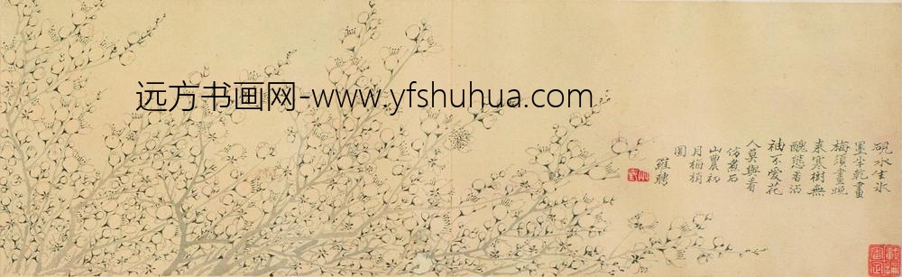 罗聘_梅花六段卷_