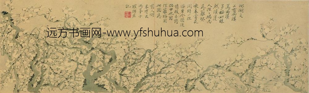 罗聘_梅花六段卷_