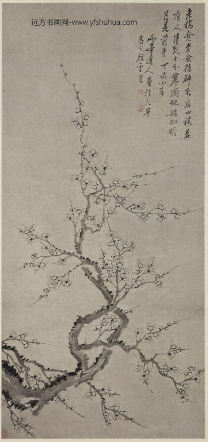 罗聘 梅花图轴 1.jpg