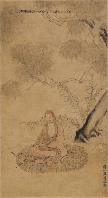 罗聘 罗汉图轴.jpg