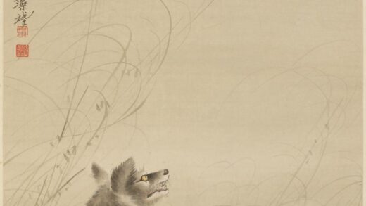 胡藻斌 狼图轴.jpg