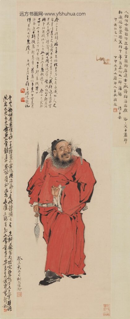 胡锡珪 钟馗图轴.jpg