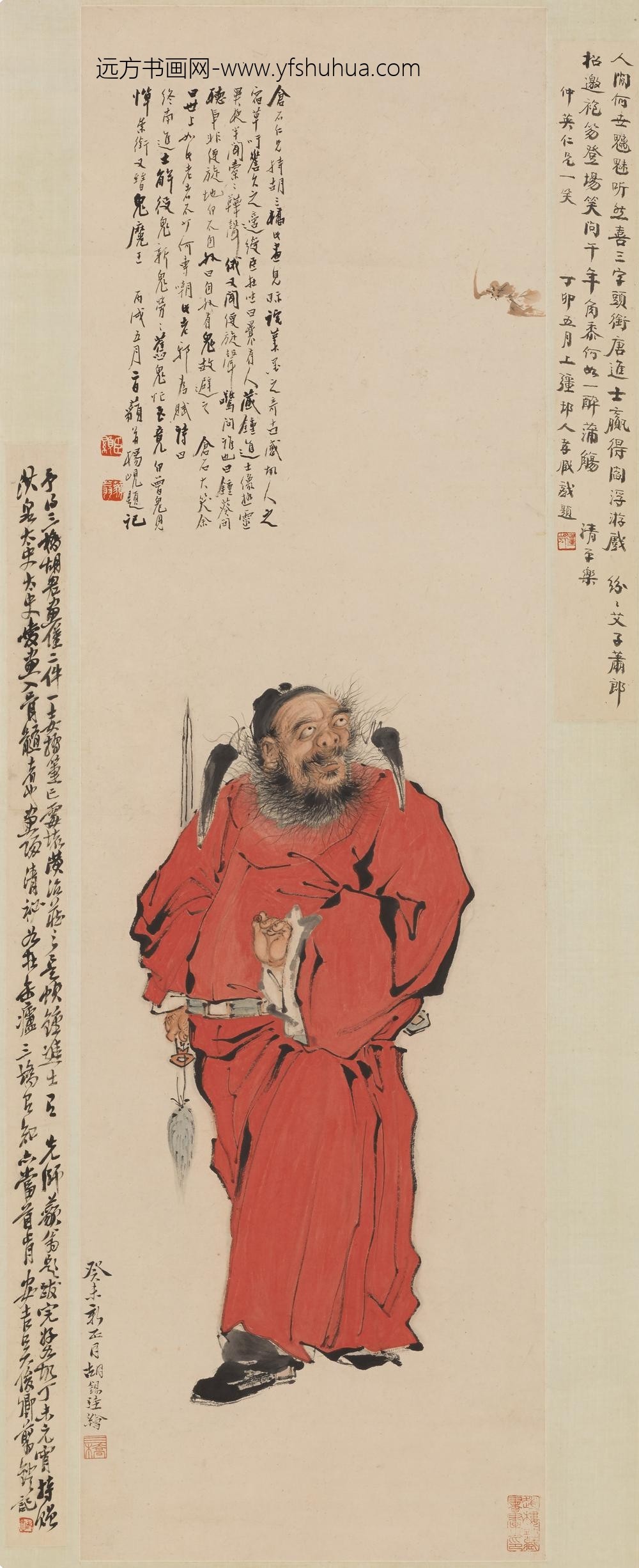 胡锡珪_钟馗图轴