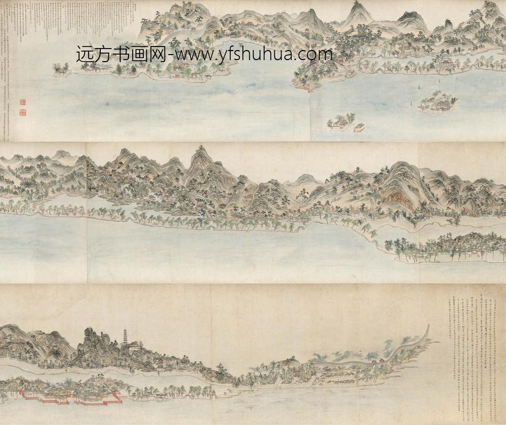 莫尔森_西湖图卷