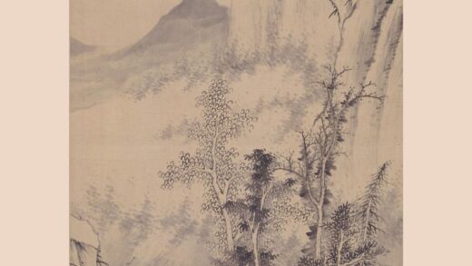 葛徵奇 水阁听泉图轴.jpg