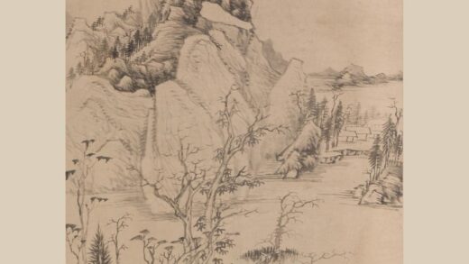 董其昌 临云林山水轴.jpg