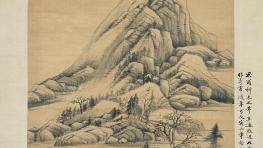 董其昌 北山荷锄图轴.jpg