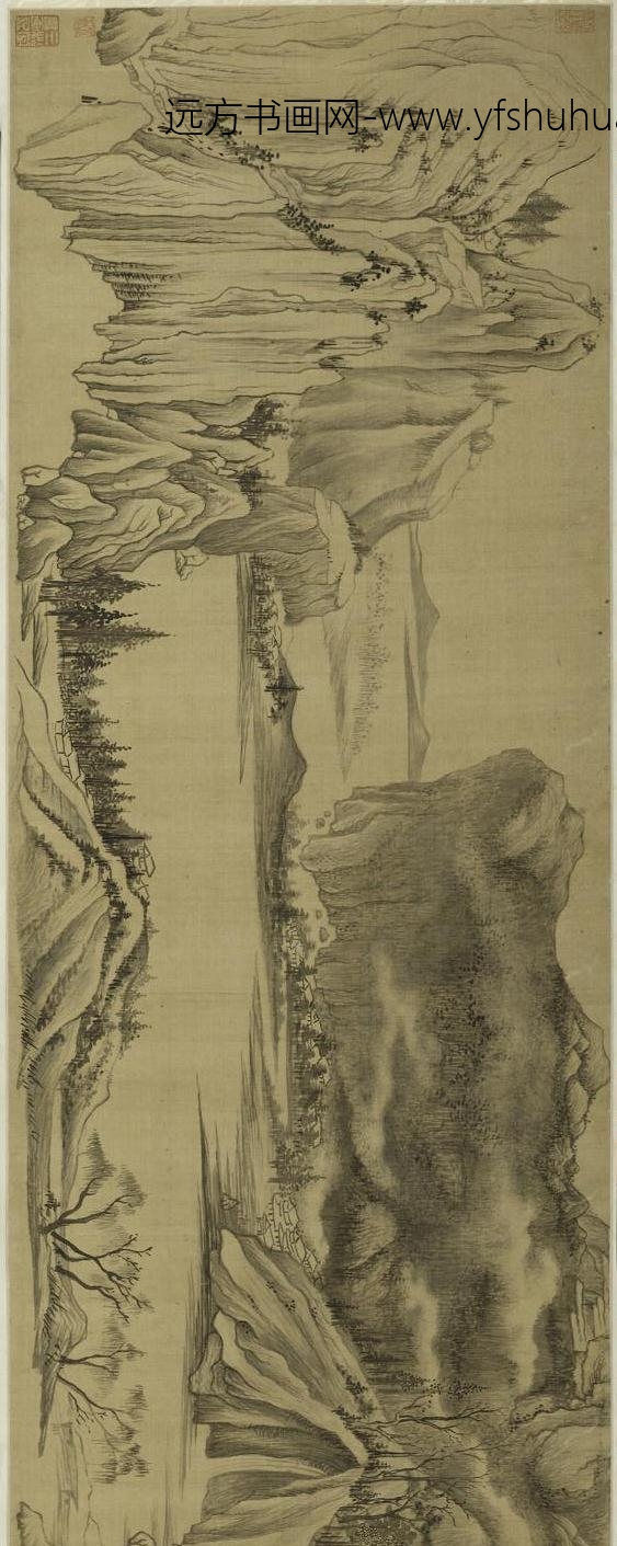 董其昌_烟江叠嶂图卷_