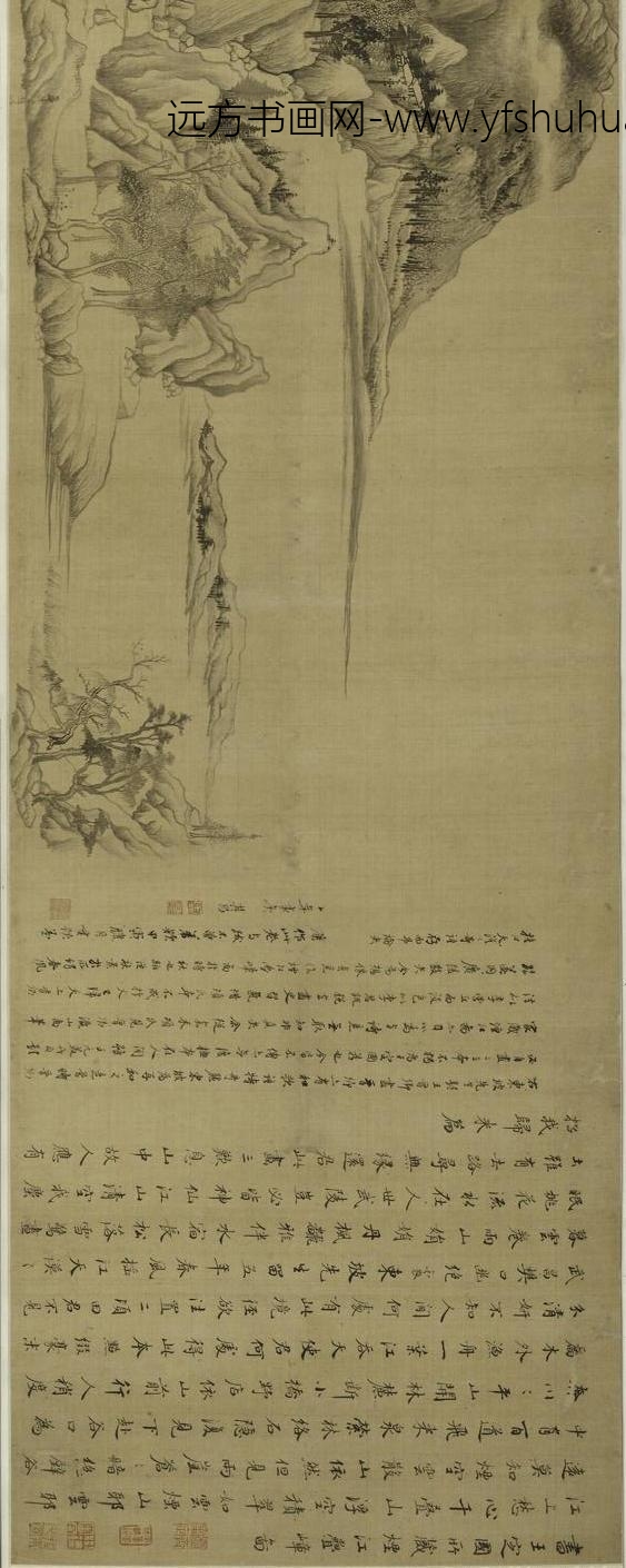 董其昌_烟江叠嶂图卷_