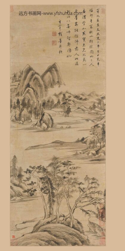 董其昌 疏树遥岑图轴.jpg