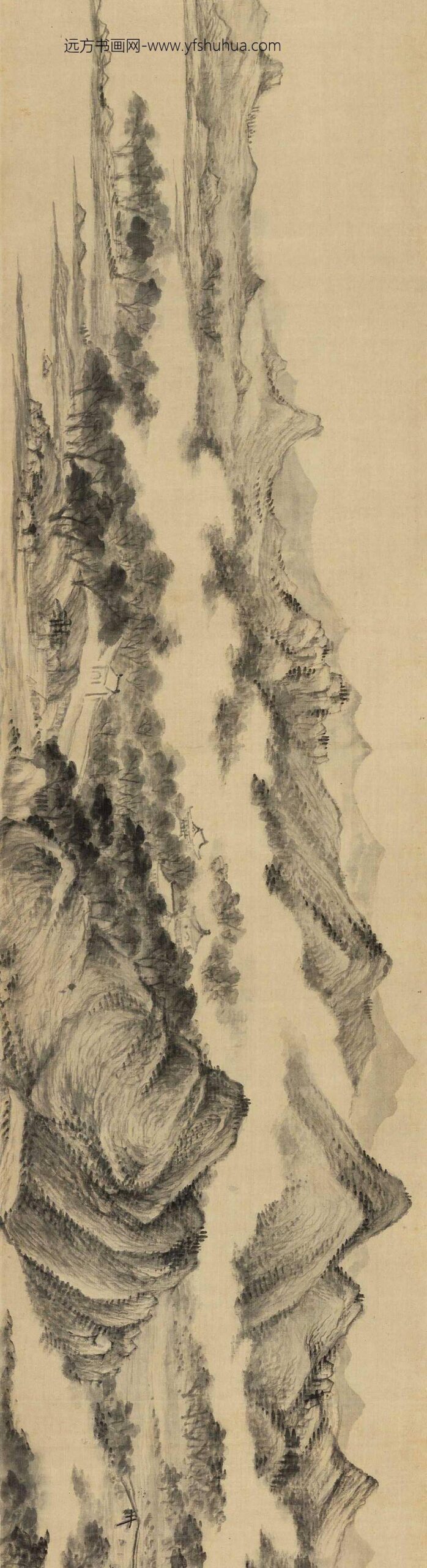 董其昌_赠珂雪山水图卷_