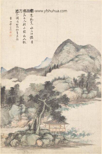 董邦达 云岚艳翠图轴.jpg