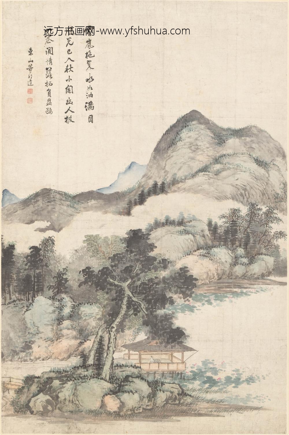 董邦达_云岚艳翠图轴