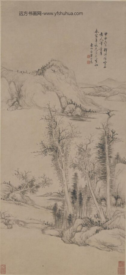 董邦达 仿云西老人笔意轴.jpg