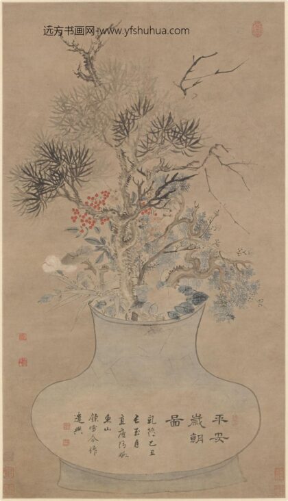 董邦达 张若蔼岁朝图轴.jpg